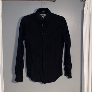 Men’s XS Express Black Dress Shirt